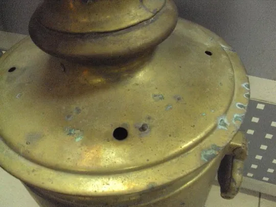 Самовар банка обыкновенная большой 54 см целый №587н Недорого