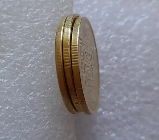 (2715) 50 копійок 1992 1ААм, 1ААк, 1ААс в хорошому стані - 3 монети одним лотом (50 копеек 1992) З аукціону