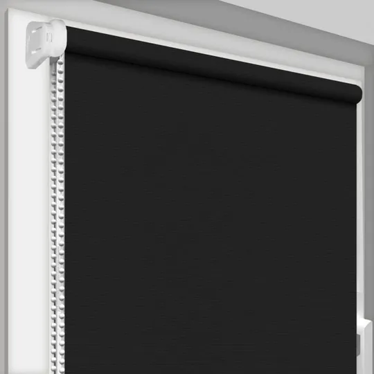 Рулонная штора Rolets Соломка 1-1991-1350 135x170 см открытого типа Черная Ціна