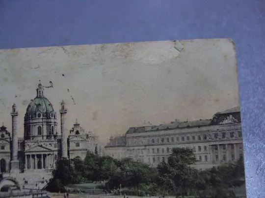 открытка wien karlsplatz вена карлсплац 1914 №2335 З аукціону