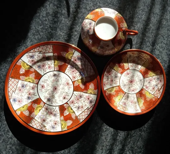 Сервіз на дві персони Дві Гейші порцеляна літофанія Японія Yf 04 в Україні
