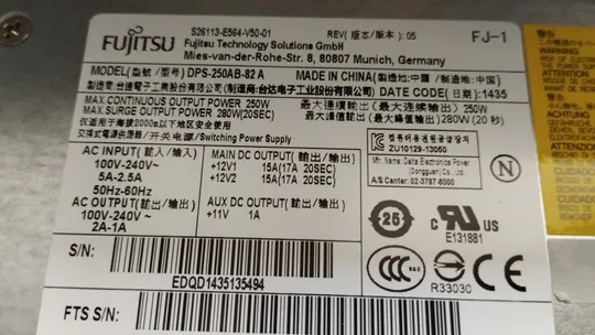 Системний блок FUJITSU G2120/4 GB DDR3/GEFORCE 605 1GB/БЕЗ HDD. Характеристики