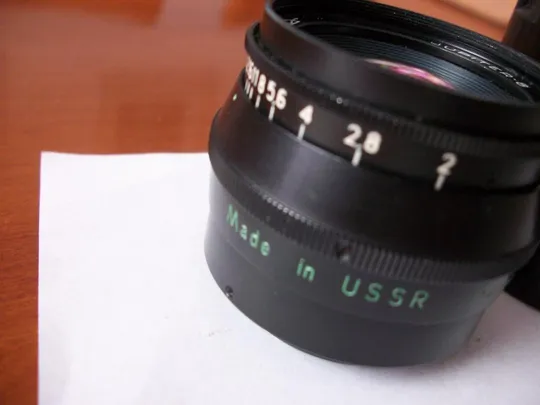 Объектив Юпитер-8, М-39, черный, Made in USSR, No-7474433, футляр, светофильтр, крышка, чистые линзы Де купити
