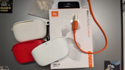 фото, Навушники JBL Wave Buds White (JBLWBUDSWHT)
