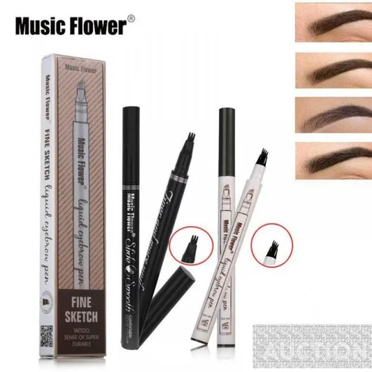 Олівець для брів usic Fower 02 Dark brown (коричневий темний) Ціна