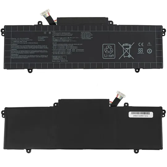 Батарея для ноутбука ASUS C31N2021 (ZenBook 14X OLED UX5401EA, UX5400EA, UM5401QA) 11.61V 5427mAh 63Wh Black Ціна