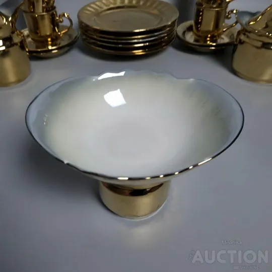 Кавовий сервіз "Пегас" із фарфору СРСР, 19шт. З аукціону