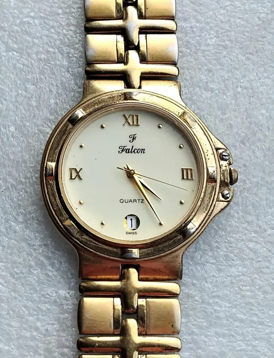 ☝️Часы 'Falcon' в позолоте на корпусе 'Swiss' рабочие! Продаж