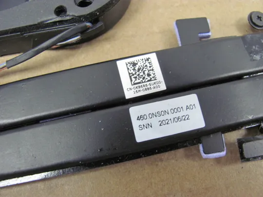 864-11 система охолодження 460.0NS0N.0001 0K86R6 для DELL  Latitude 5520 5521 Precision 3560 оригінал З аукціону