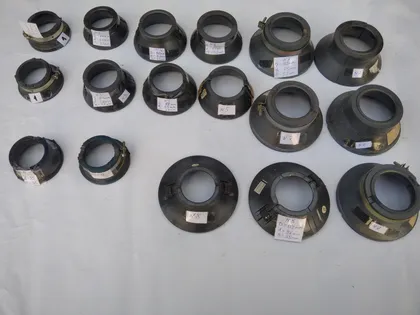 фото, Кольца ферритовые с отклоняющей системы. Разные размеры.