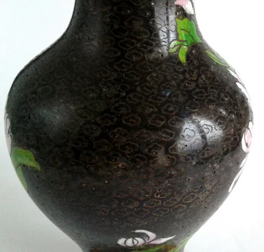 Антикварна колекційна ваза клуазоне Cloisonne мідь XIX століття в Україні