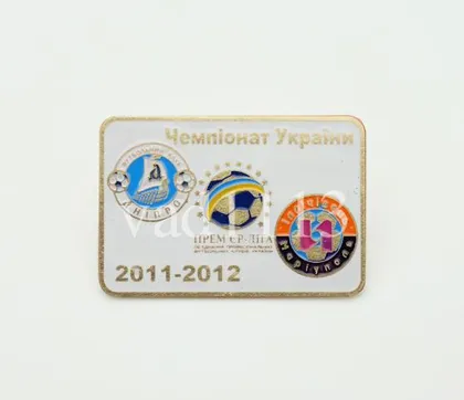 фото, Футбол значок Днепр Днепропетровск -  Ильичевец Мариуполь Премьер-Лига 2011-2012