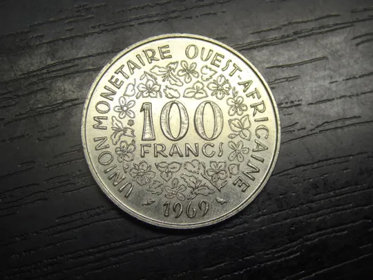 100 франків 1969 Західна Африка Ціна