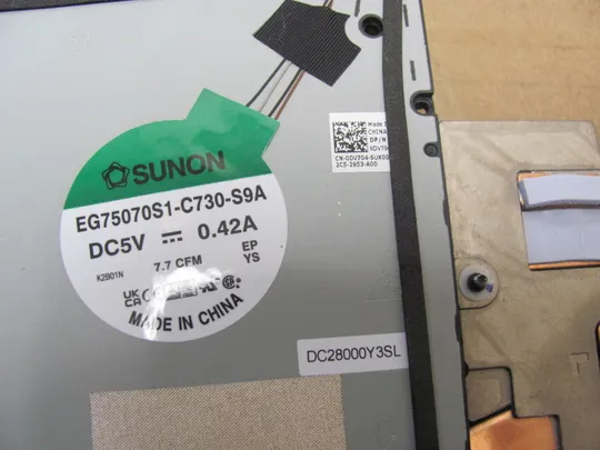 номер0977-17 система охолодження Кулер Охолоджувальний блок Охолоджувальна система Кулери та системи охолодження Охолодження материнської плати cooling system AT3MM008ZAL 04YGRP для DELL Precision 7670 7680  оригінал Характеристики