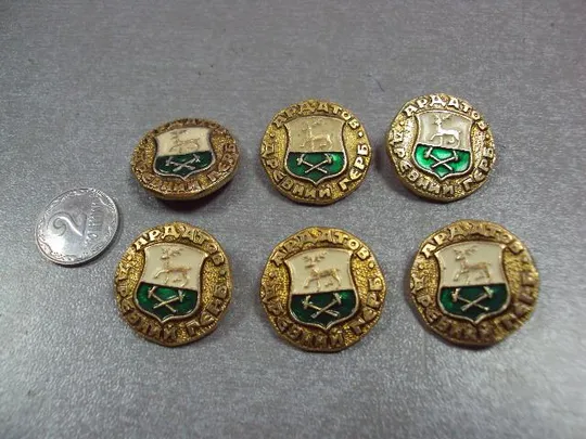 знак герб древний ардатов лот 6 шт №3247 Ціна