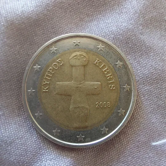 Купити 2 евро Кіпр 2008