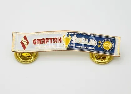 фото, Футбол. Значок, серия шарфы ФК Динамо Киев  (значок № 10). Лига Чемпионов 2008-09 Спартак Москва - Динамо К