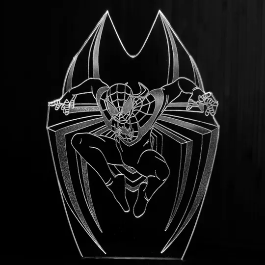 Акриловий світильник-нічник Людина-Павук 2 (Spider-Man) білий tty-n001070 Ціна