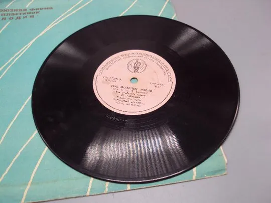 Пластинка Маленькая девочка и Гей, молодые парни П. Гойкович на сербском Семь молодых 20 см №15337МЯ Інтернет-аукціон