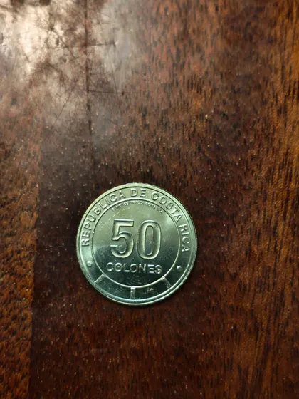 фото, Коста-Ріка 50 колонів 2023 Фауна екосистеми - Тропічний хмарний ліс. Хеленор Блю Морфо