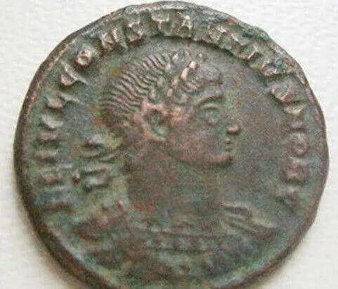 Монета Древний Рим в отличном состоянии 3 век Констанций II fr527 (Монета Стародавній Рим Ціна