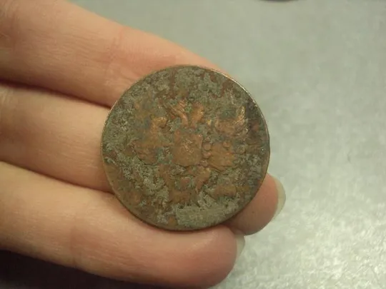 монета россия 1 копейка 1819 №682 З аукціону