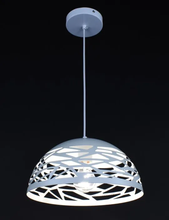 Купити Люстра подвесная на 1 лампочку 27812 Белый 30-180х30х30 см.