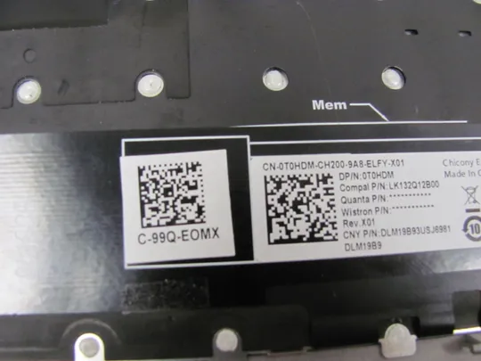 839-43 Кришка панель палмрест AQ2Q1000130 0GT8XM 0T0HDM клавіатура для Dell XPS 13 9300 9310 оригінал Торговий майданчик