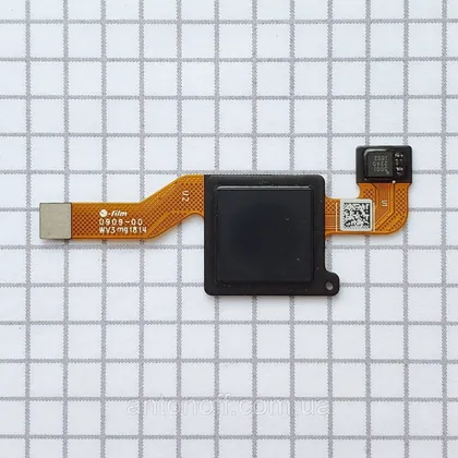 фото, Шлейф Xiaomi Redmi Note 5 (whyred) зі сканером відбитка пальця чорний оригінал з розборки