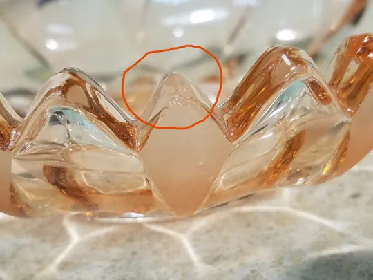 Креманки розетки піалки міні набор 3шт карамельне кольорове старе скло Вживане Інтернет-аукціон