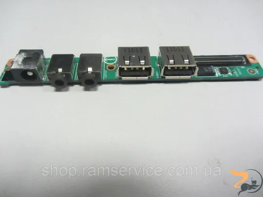 Плата USB, аудіо, гніздо живлення MSI X370, X350, *MS-1352N, MS-1356N, б/в Ціна