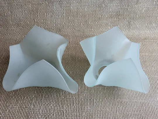 Плафоны стеклянные, матовые, 2шт Інтернет-аукціон