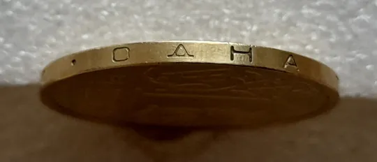 (8166) 1 гривня 2001 1АД3 широкий кант реверса - пелюстки наближені до канту (1 гривна 2001 1АД3) Де купити