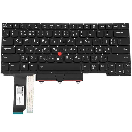 Купити Клавіатура для ноутбука LENOVO (ThinkPad: E14 Gen 3) rus, black, без фрейму, підсвічування клавіш