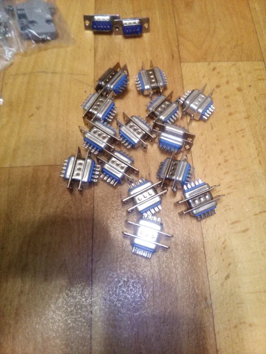 Роз'єм DB 9-M, DB 9-F комплект (мама - папа) Ціна