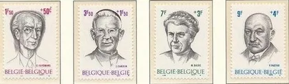 фото, Бельгия Личности Филантропы 1970