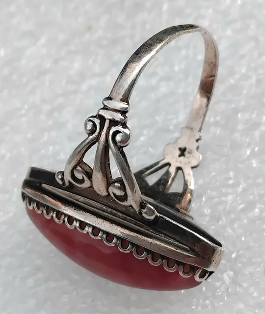 Красивый серебряный перстень 875пр. (☝️Клеймо звезда,СССР!) Характеристики