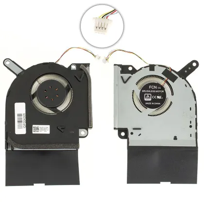 фото, Оригінальний вентилятор для ноутбука ASUS G712LW, G731GW, G732LW (GPU FAN) 12V! (Кулер)