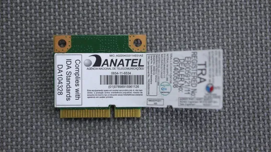 Купити Wi-Fi модуль для ноутбука Anatel Atheros AR5B125, 150Mbps, 802.11b/g/n, Mini PCI-E Card T77H301.00 H