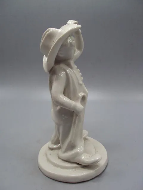 Фигура фарфор статуэтка Артель мальчик клоун Том Сойер высота 21,8 см под реставрацию №14022 З аукціону