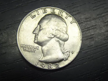 фото, 1/4 долара США 1982 P