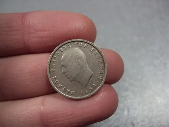 монета греция 50 лепта 1954 №8288 Продаж