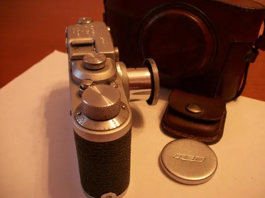 Фотоаппарат 1930-x годов, ФЭД Трудкомунна НКВД УССР, Футляр, крышка. Сохранность блеск. Цена-Мин Де купити