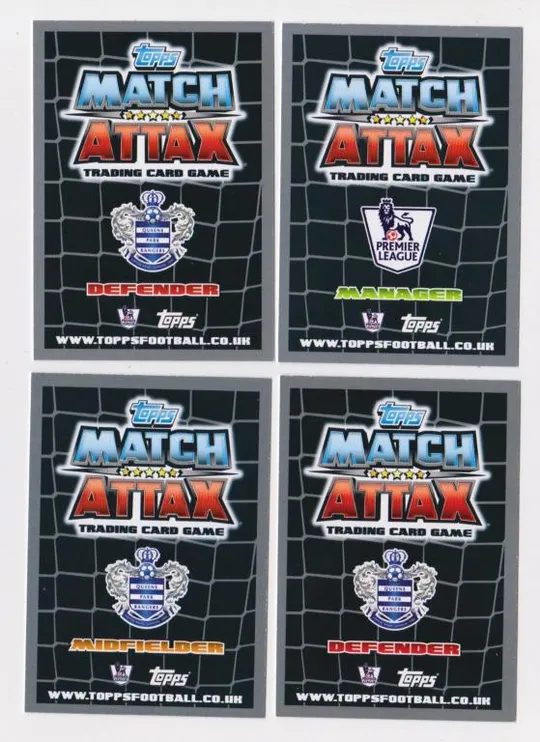 Купити Футбольные карточки MATCH ATTAX 2011-2012 Premier League =Футбольный клуб Queens Park Rangers =4 шт#
