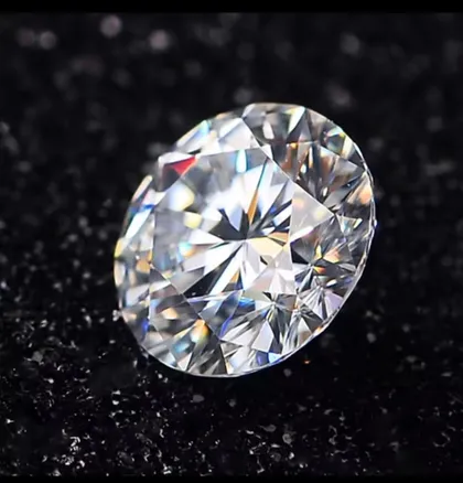 фото, Муассаніт 2 карата 8мм з сертифікатом.