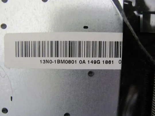 №116-20 Кришка панель палмрест та тачпад з клавіатурою 13N0-1BA0W11 для MEDION AKOYA E6416 оригінал З аукціону