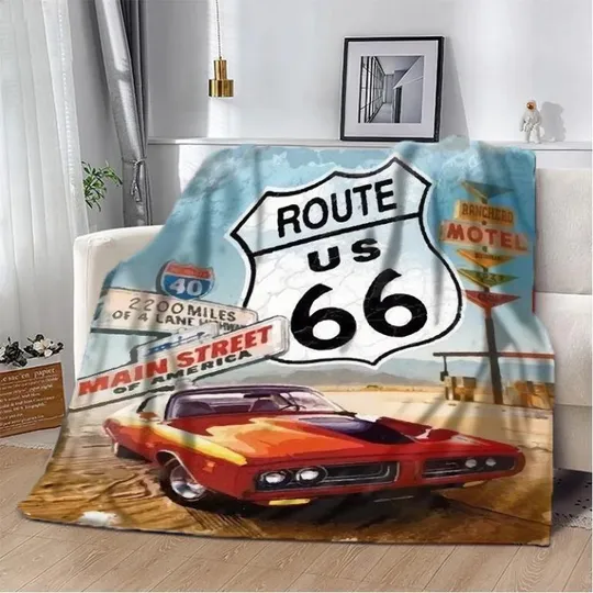 Плед 3D Route US 66 20222340_B 10627 135х160 см Ціна