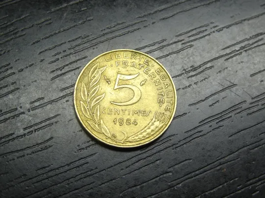 5 сантимів 1984 Франція Ціна