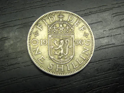 фото, 1 шилінг 1956 Британія (шотландський тип)