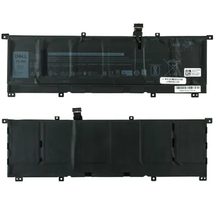 фото, Оригінальна батарея для ноутбука DELL 8N0T7 (XPS 15 9575, Precision 5530 2-in-1) 11.4V 6254mAh 75Wh Black